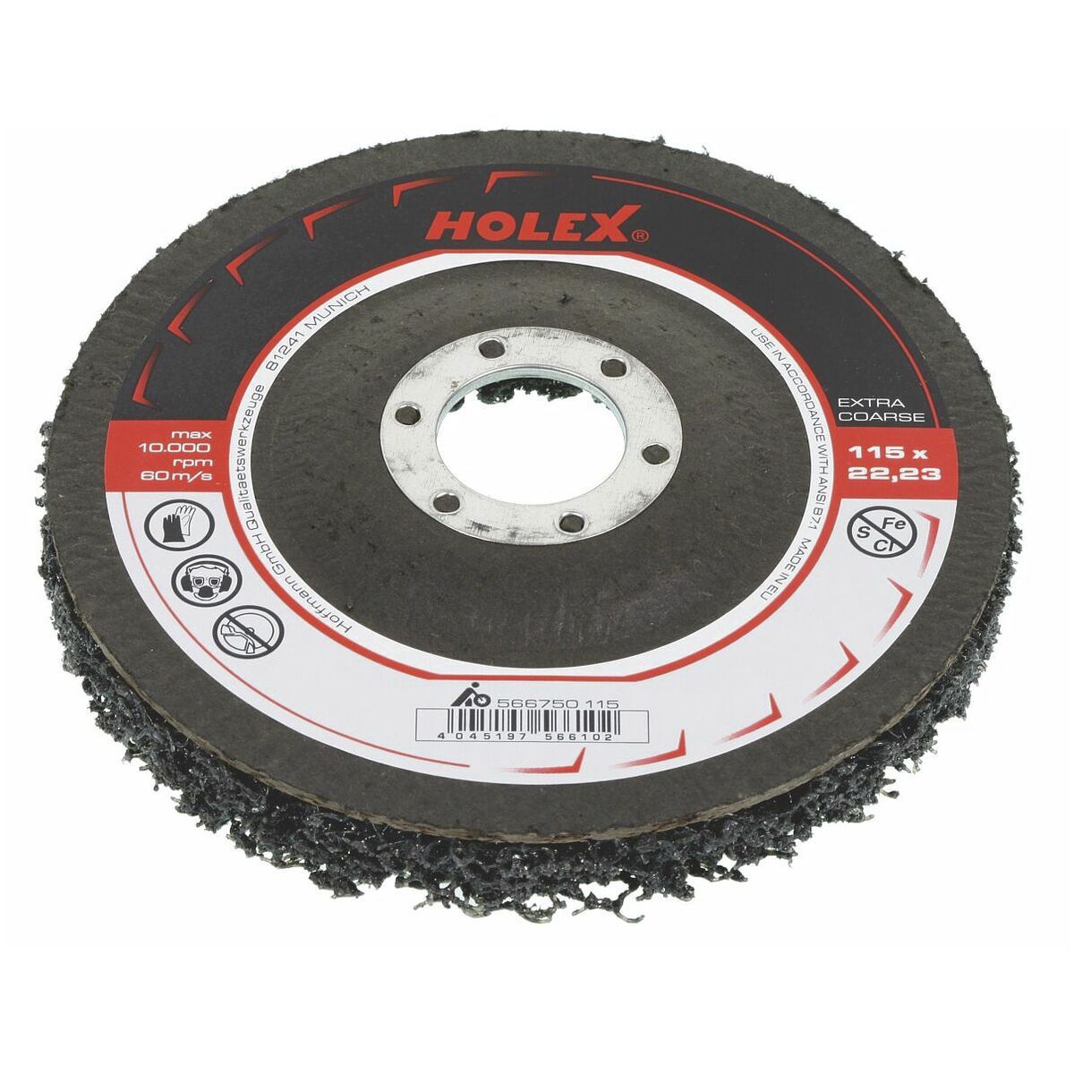 Nylon abrasive disc 566750 HOLEX grinding / for deburring / cleaning