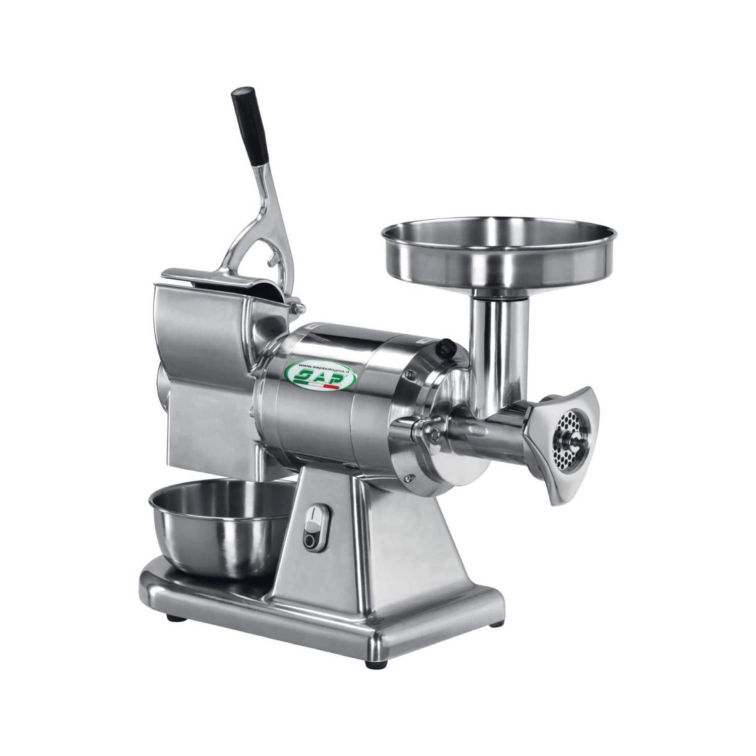 Manual meat mincer TG series S.A.P. SRL benchtop / 400V threephase / 230V single phase