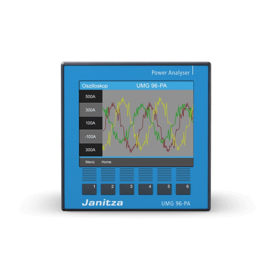 Power quality monitoring device UMG 96PA Janitza electronics GmbH
