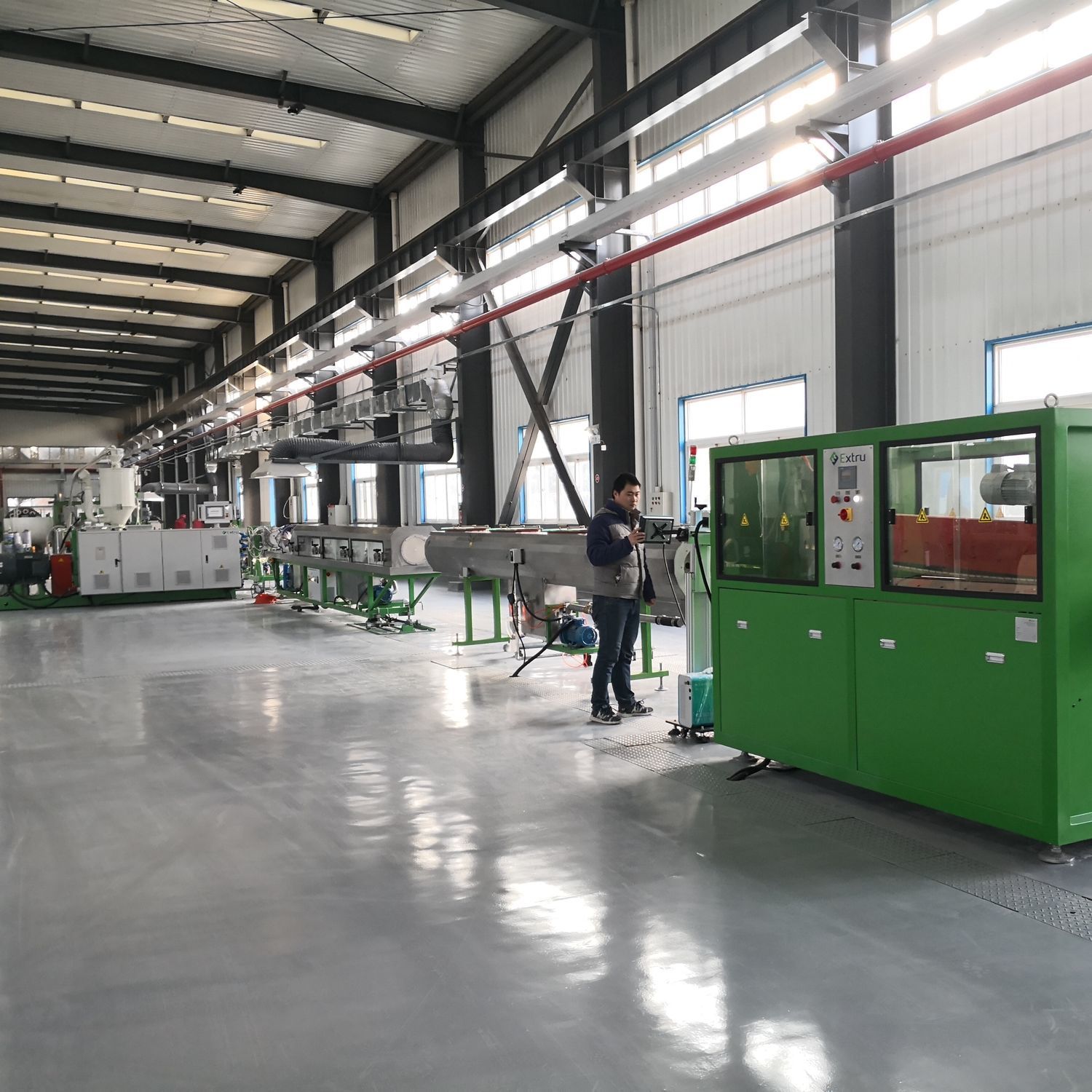 Multilayer extrusion line - Ningbo Extru Machinery Co., Ltd. - with ...