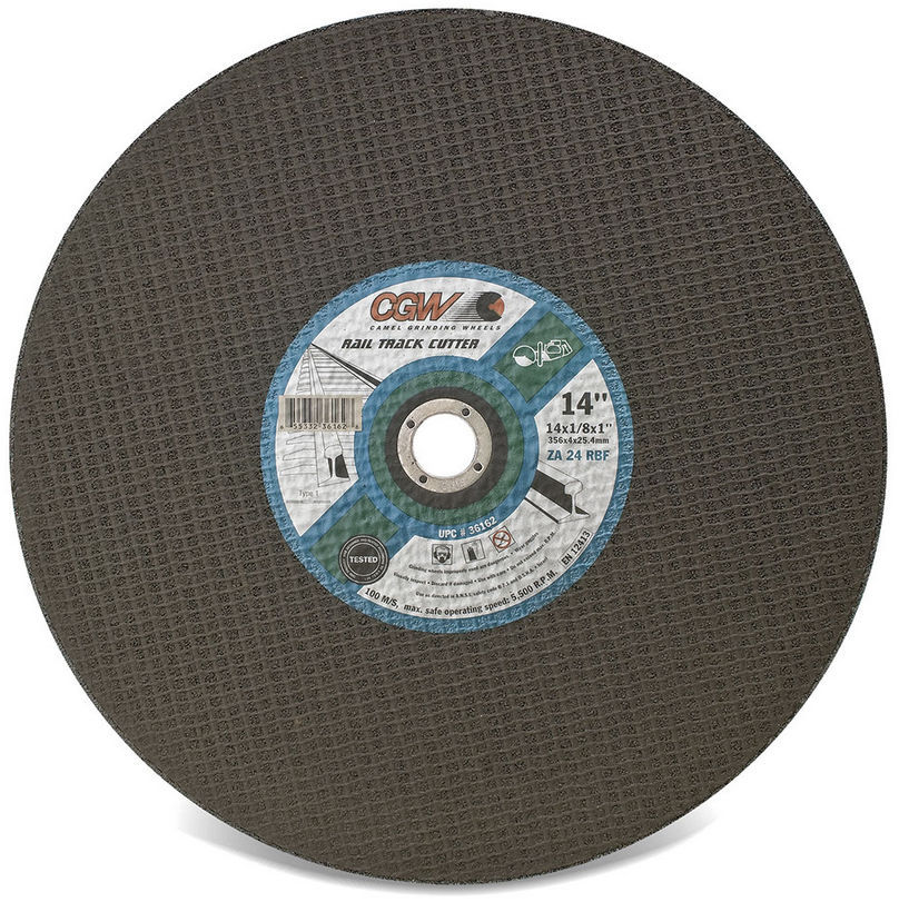 Metal cutoff wheel 36162 CGW Abrasives aluminum oxide / zirconia