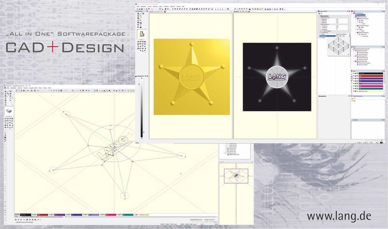 Design software - CAD+Design - LANG - simulation / creation / calculation