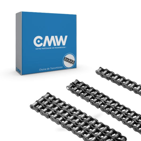 Roller chain CMW transmission / stainless steel / steel
