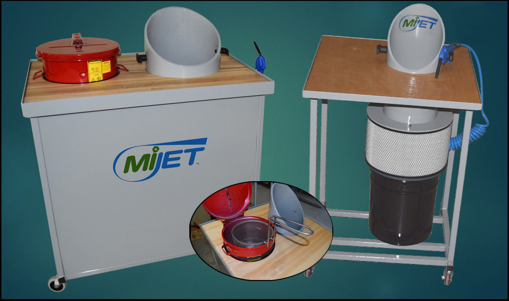 Air blast cleaning system MiJET TechnaTool Inc. automatic