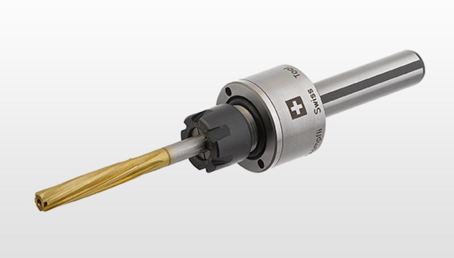 Floating tool holder PCM drilling / selfcentering