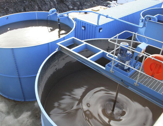 Buffer tank CDE Group washing / recirculation / storage