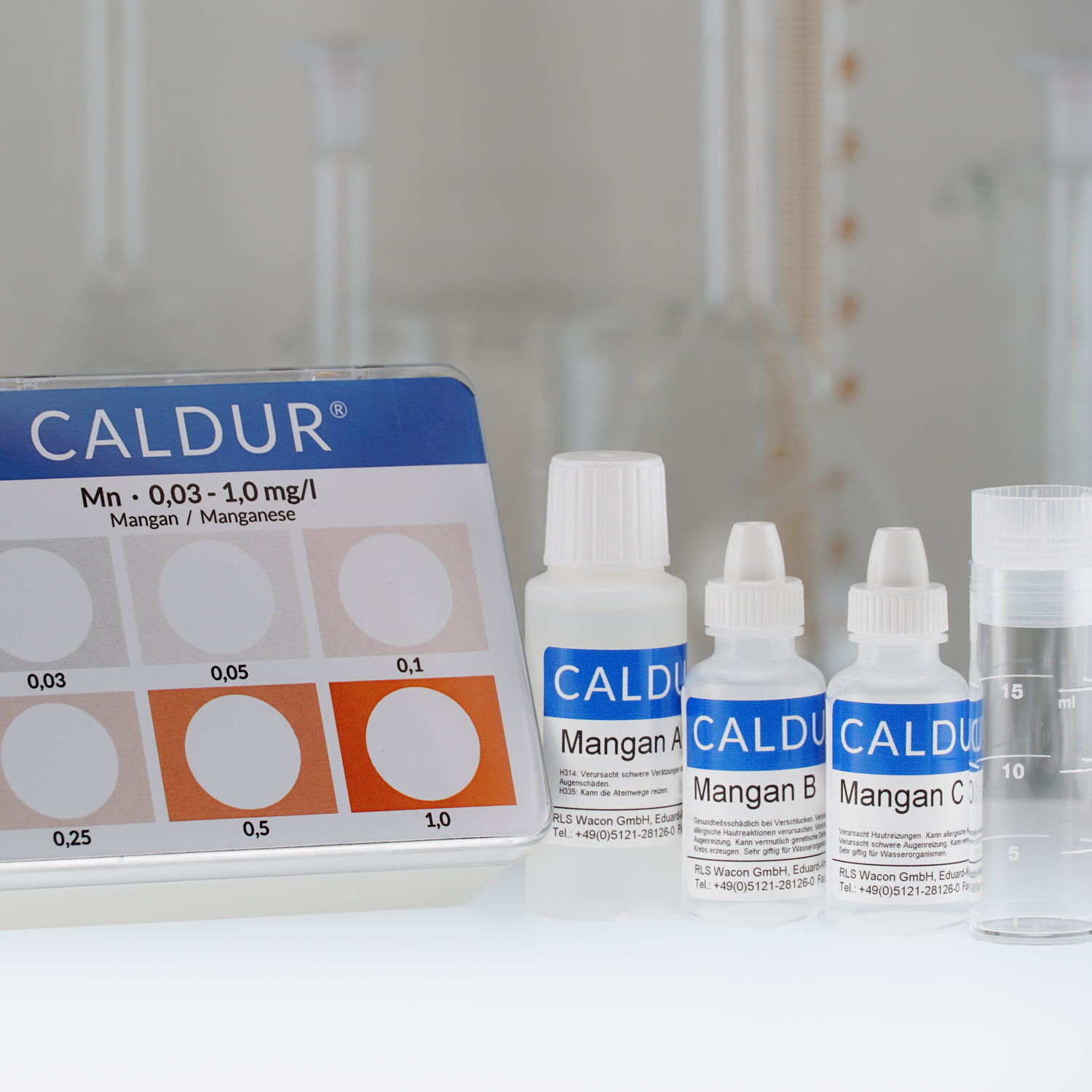Manganese test kit 31072361 RLS Wacon analytics GmbH hardness