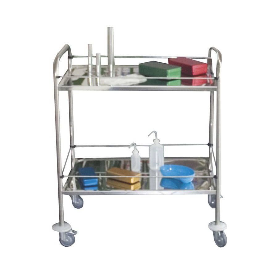 Service trolley Manuvit transport / stainless steel / 3 levels