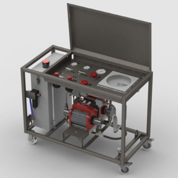 pressure test unit BMS RESATO High Pressure Technology