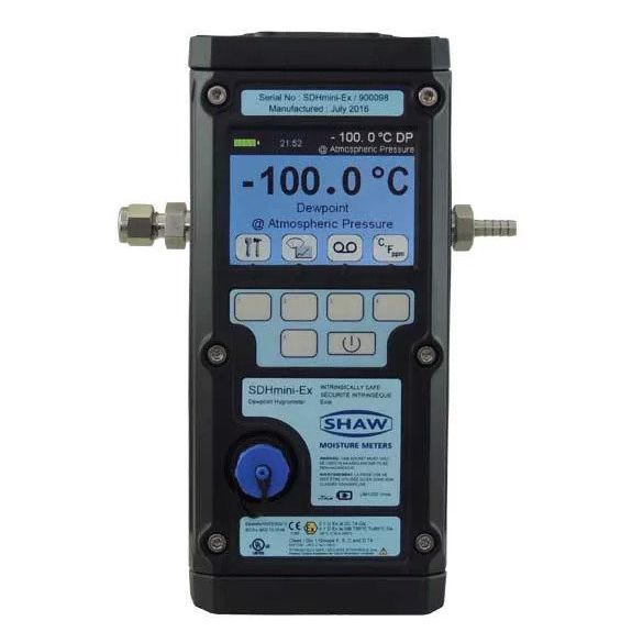 Portable dewpoint meter SDHminiEx Shaw Moisture Meters compact / IECEx / ATEX