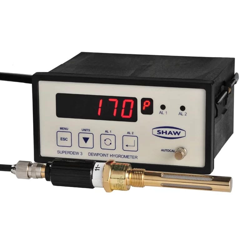 Compressed air hygrometer Superdew 3 Shaw Moisture Meters