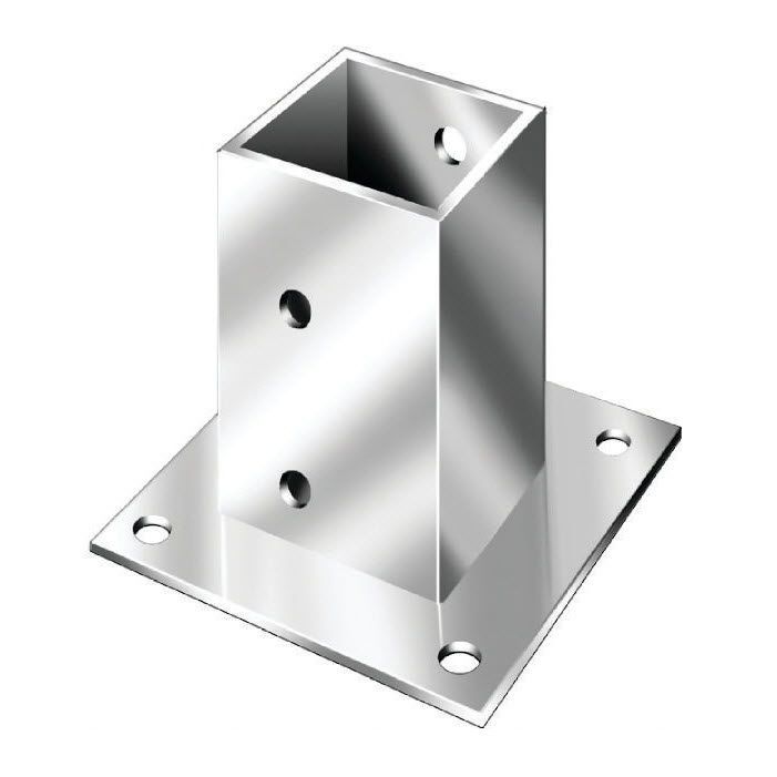 Round tube connector 071415000 Vormann metal / base piece