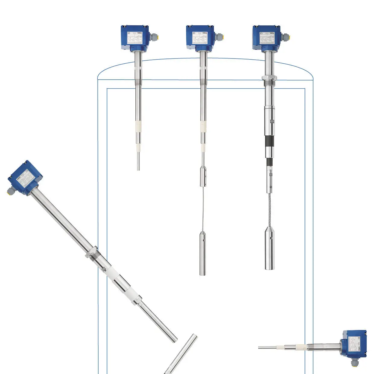 Capacitive level sensor - RFnivo® 3100 - UWT GmbH - for