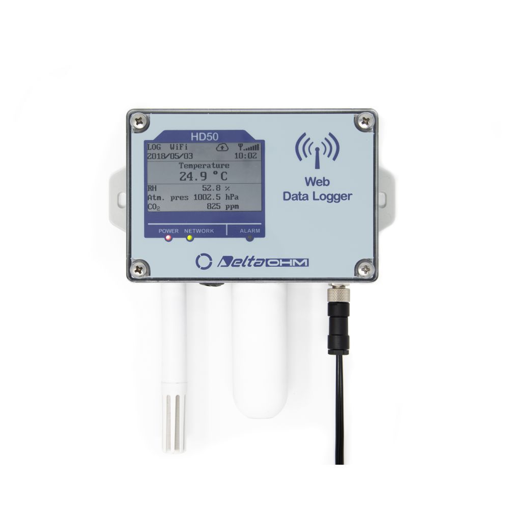 Differential pressure data logger HD50 Delta OHM CO2 / universal