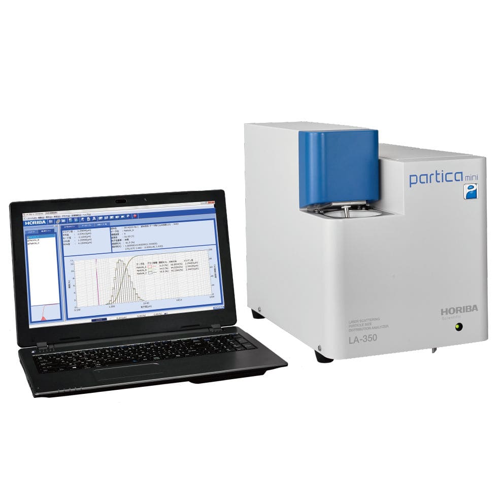 Laser diffraction particle size analyzer Partica mini LA350 HORIBA