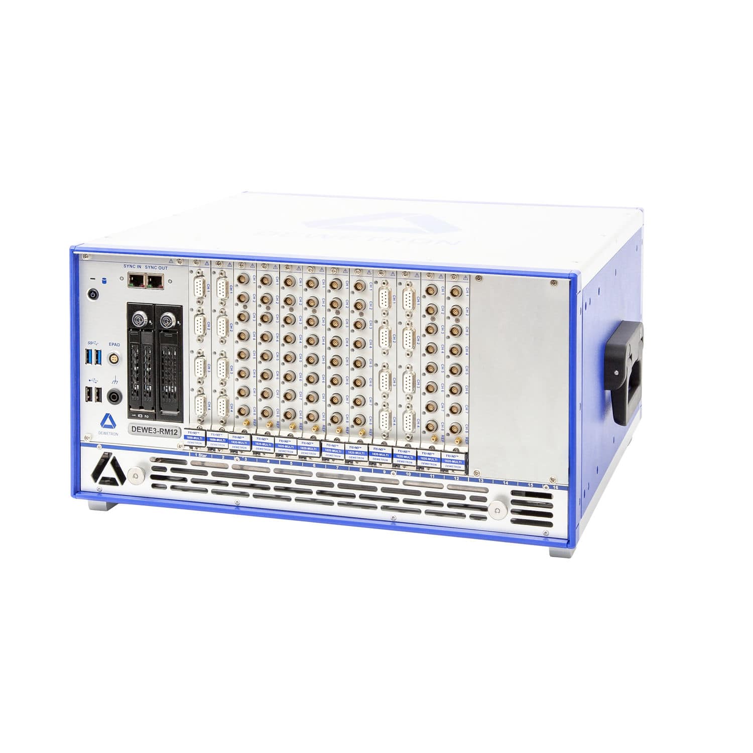 Rack-mount data acquisition system - DEWE3-RM12 - DEWETRON GmbH ...