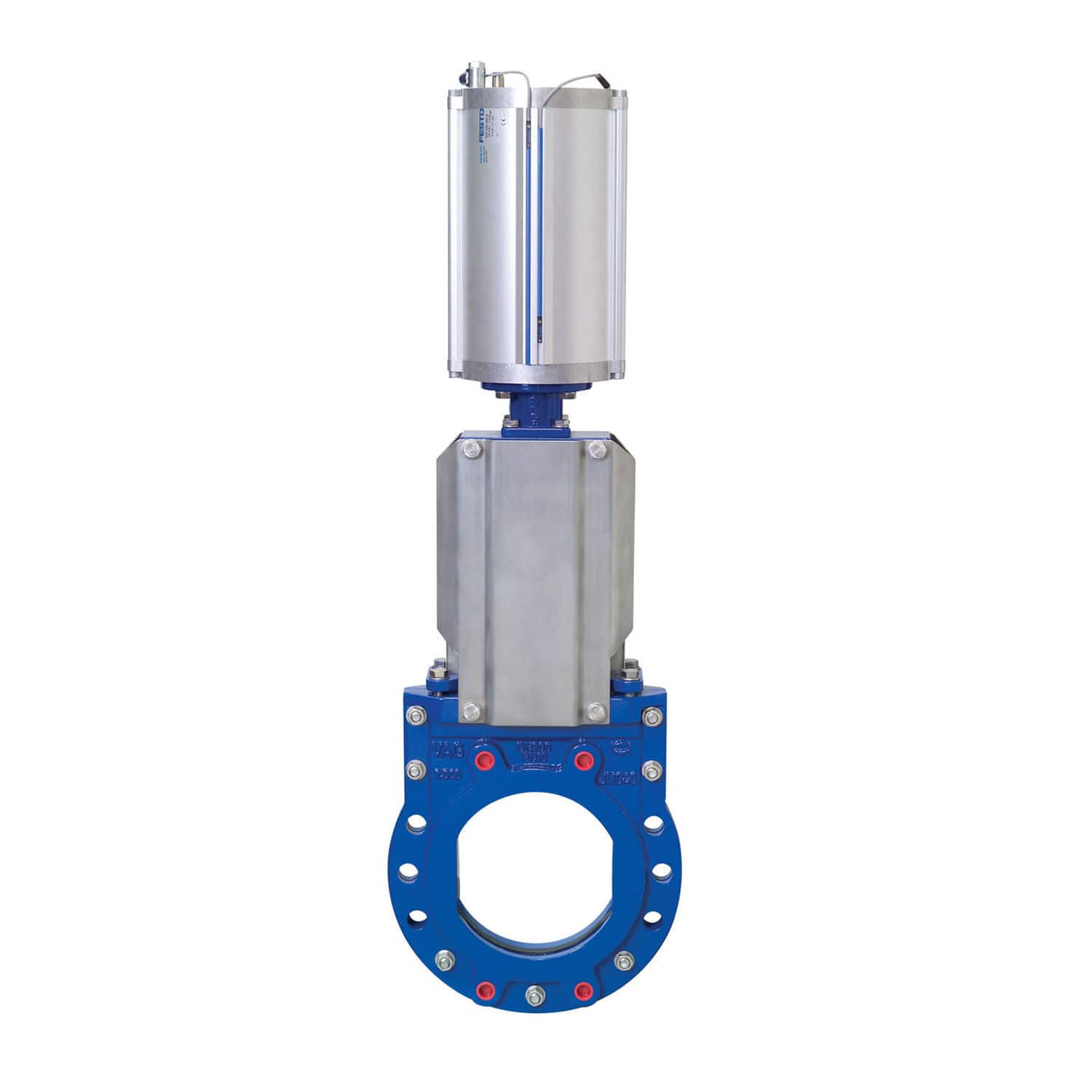 Knife gate valve ZETA® VAGGroup pneumaticallyoperated / shut