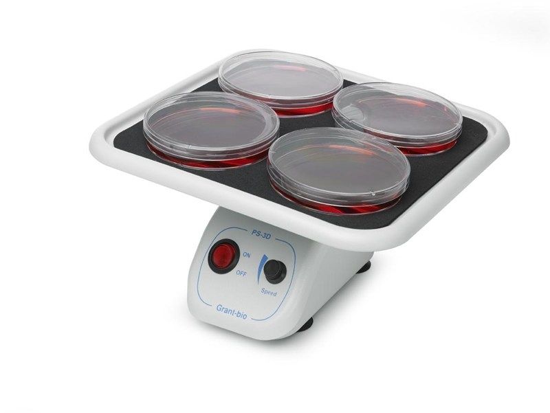 Threedimensional laboratory shaker PS3D Grant Instruments orbital / analog