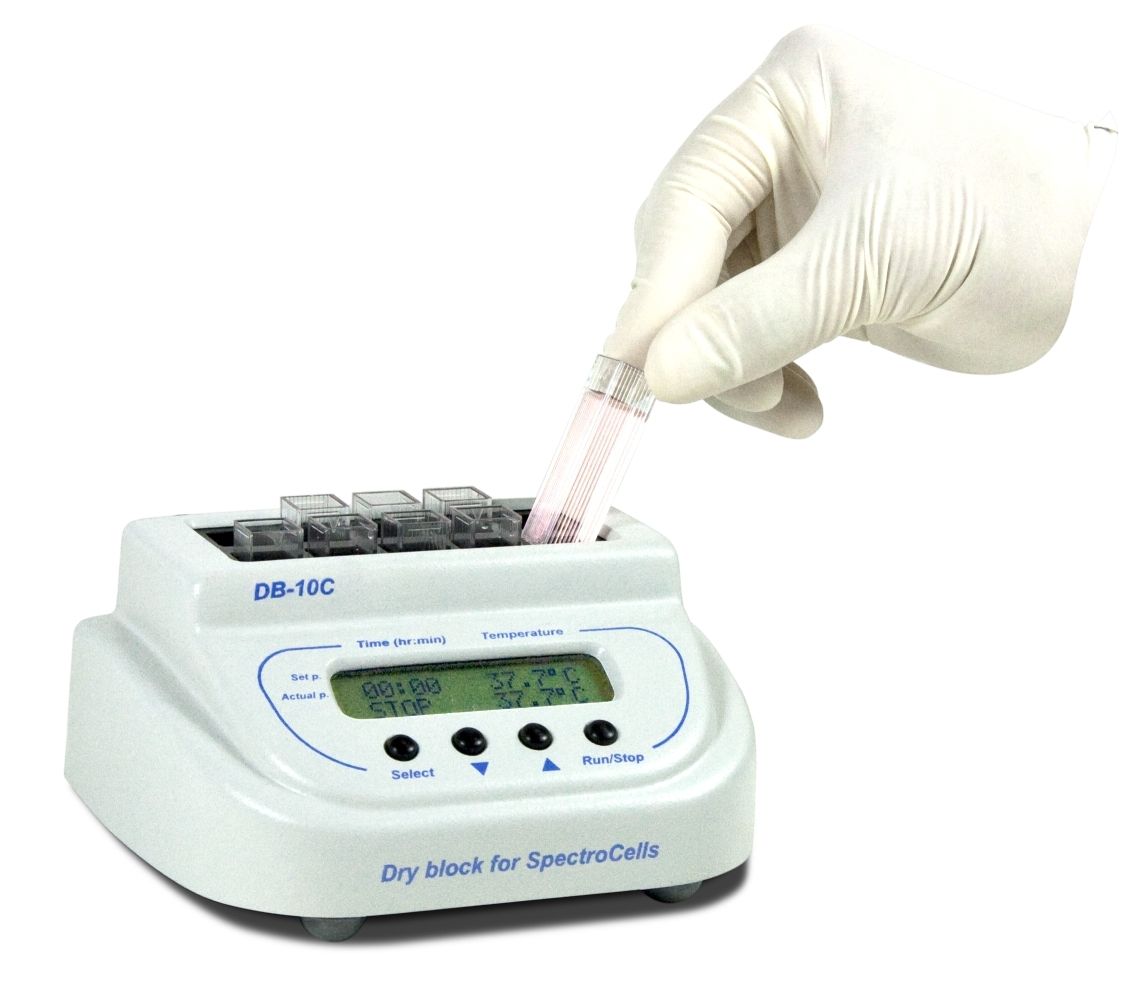 Cuvette dry block heater DB10C +25°C to 42°C, ±0.1°C Grant