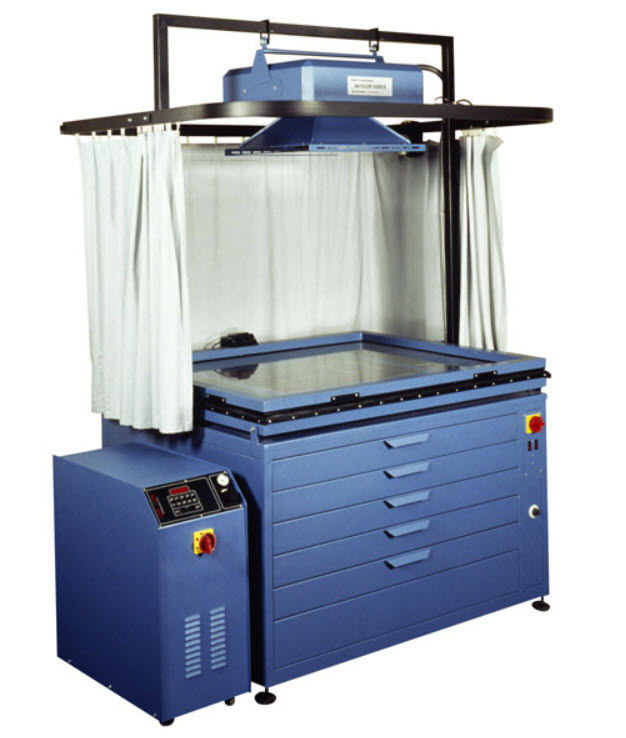 UV exposure unit max. 160 x 190 cm Technigraf GmbH