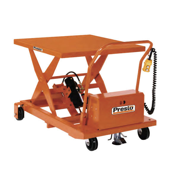 Scissor lift table XBP/WBP series Presto Lifts electric / footoperated / mobile