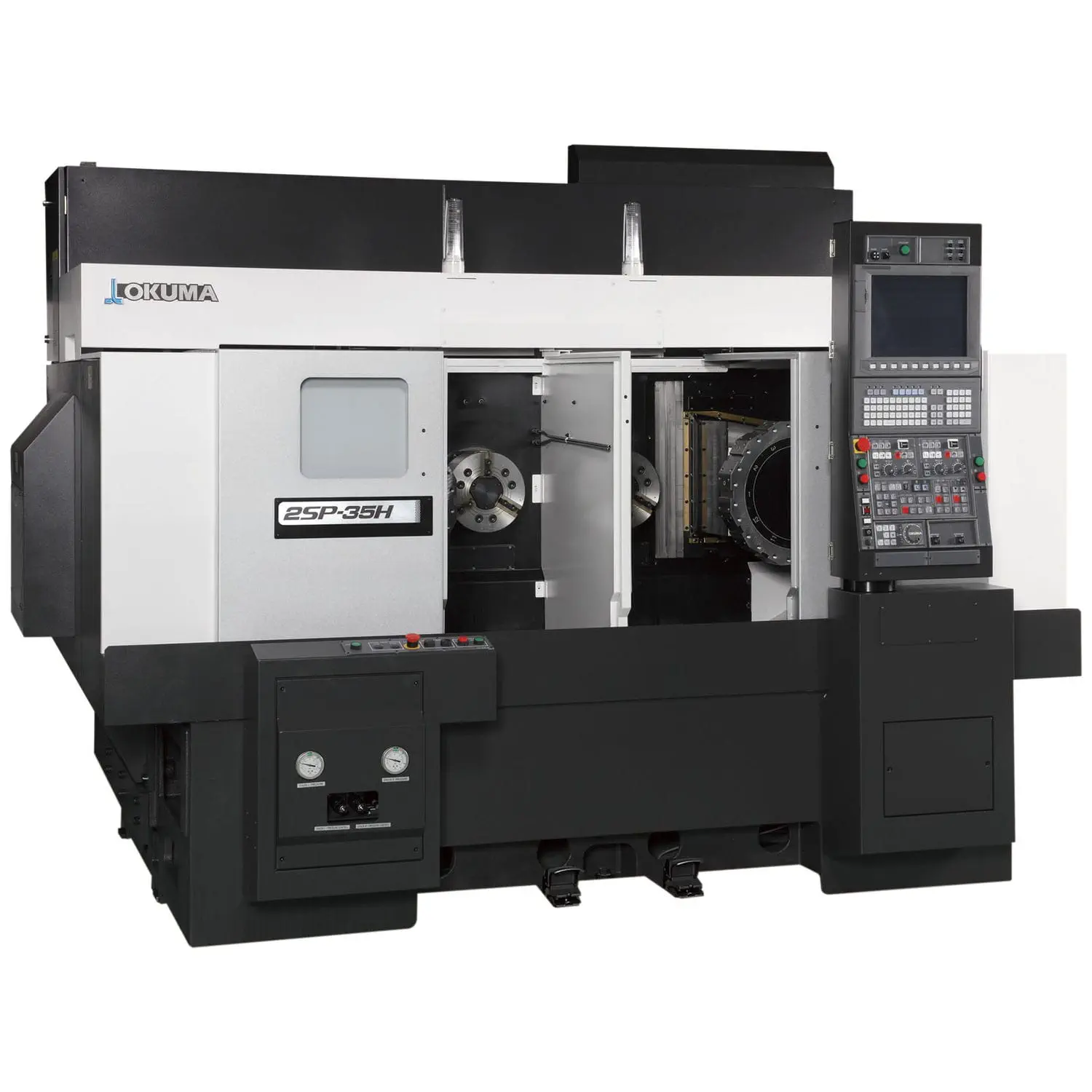 CNC lathe - 2SP-35H - OKUMA EUROPE GMBH - horizontal / 2-spindle