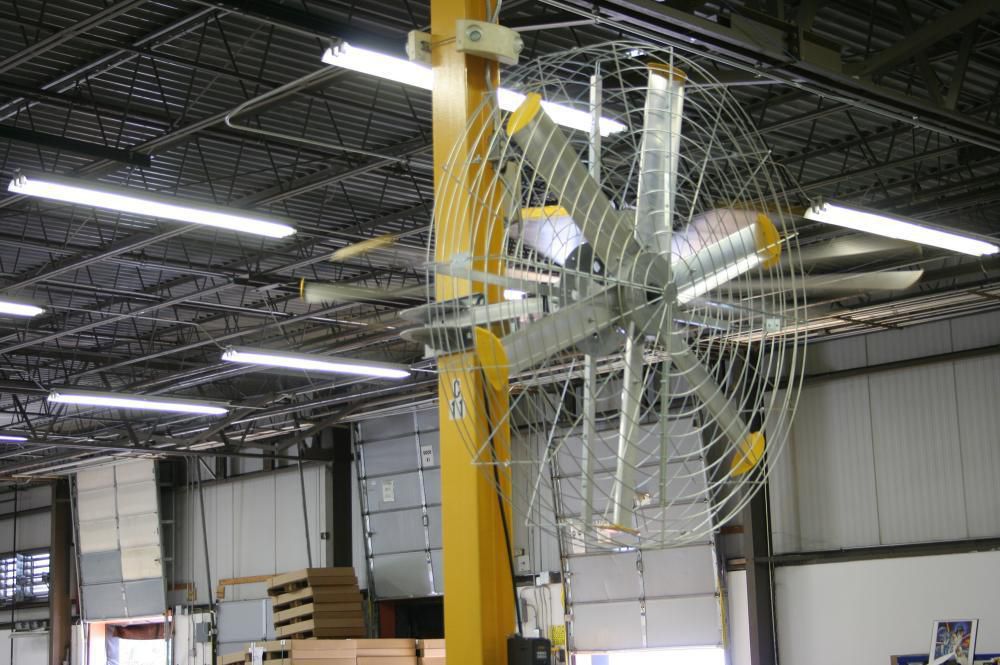maler Vejfremstillingsproces Ønske Wall-mounted fan - PIVOT 2.0 - Big Ass Fan - axial / cooling / ventilation