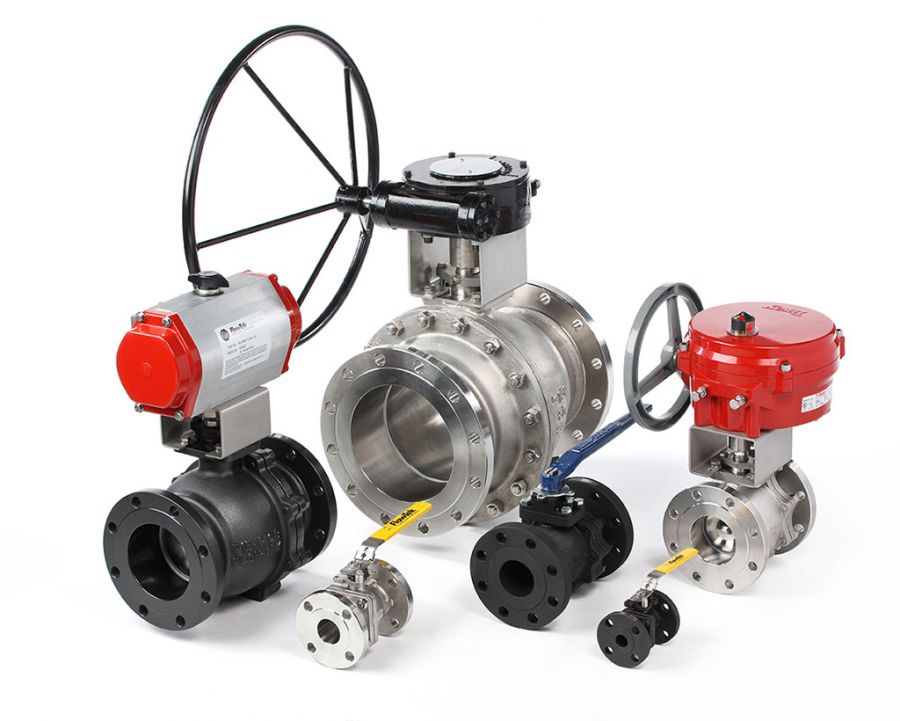 Ball valve F15, F30 series Bray International with handwheel