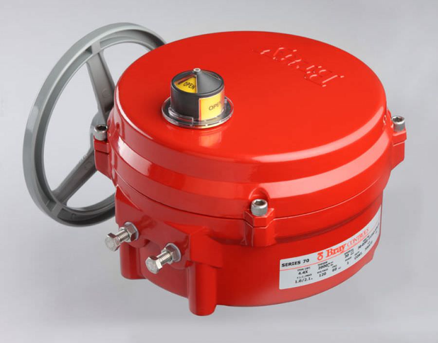 Electric valve actuator 70 series Bray International rotary