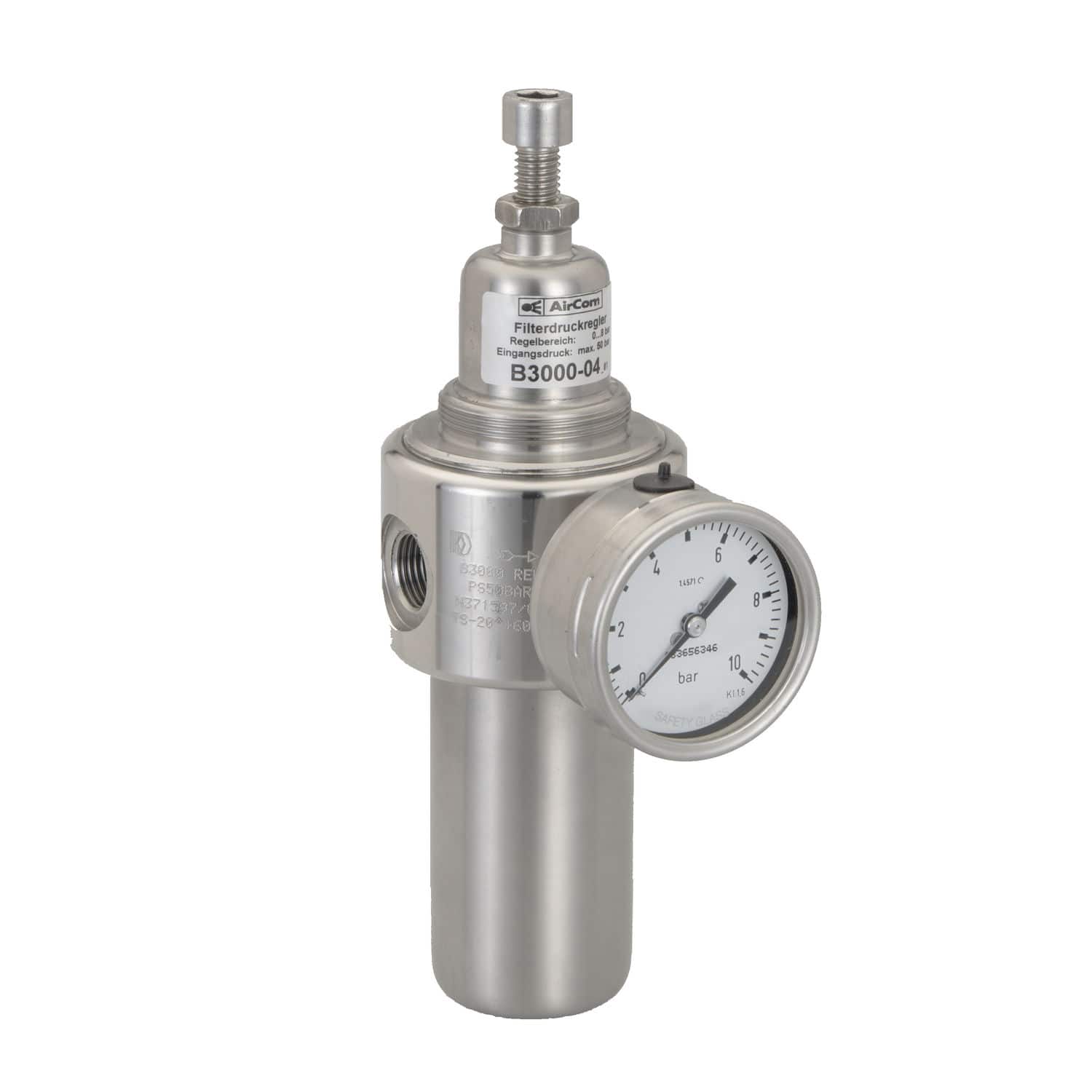 Compressed air filter-regulator - B3000 series - AirCom Pneumatic - air ...