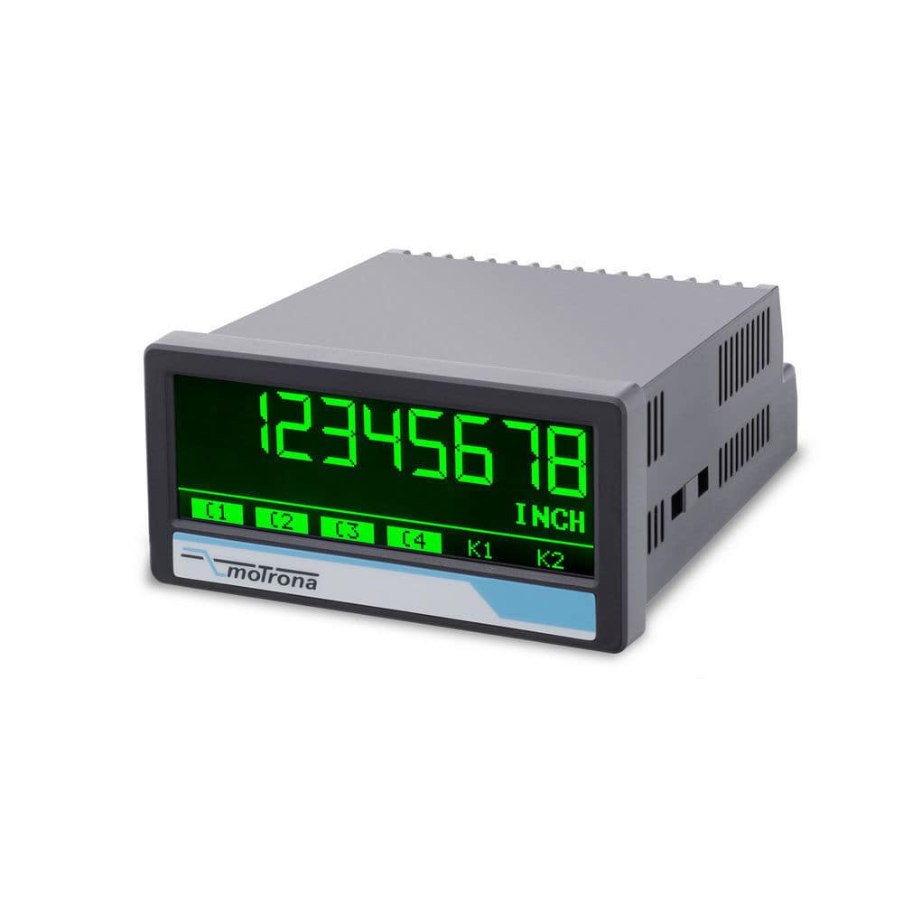 ProfiNet indicator - PN350 touchMATRIX® - motrona - process / 7-segment ...