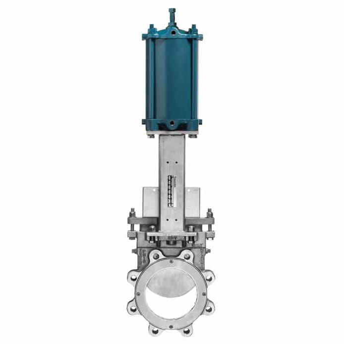 Knife gate valve KGCMD DeZURIK electric / for liquid food