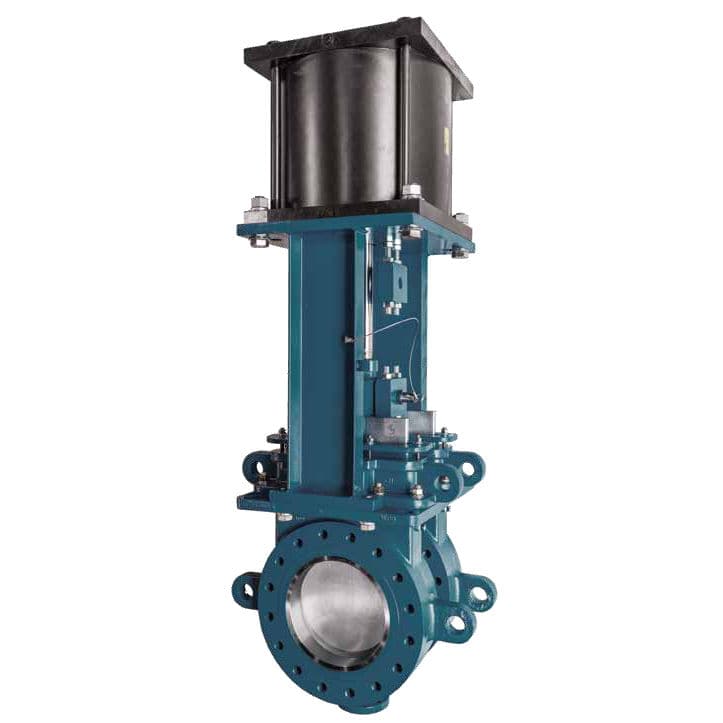 Knife gate valve DeZURIK electric / purge / double blockandbleed