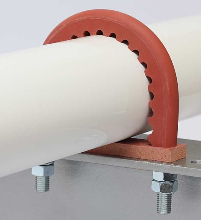 Vibration damper TICO A Division of Tiflex Ltd. fluid / for pipework