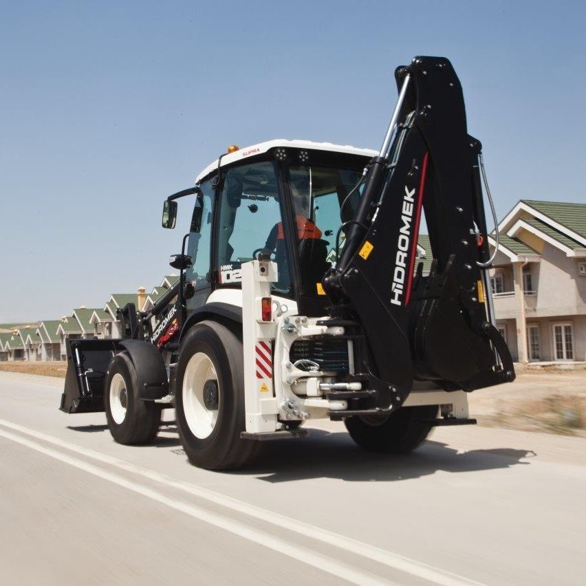 Ergonomic Backhoe Loader - HMK 102 B Supra - HIDROMEK Co.