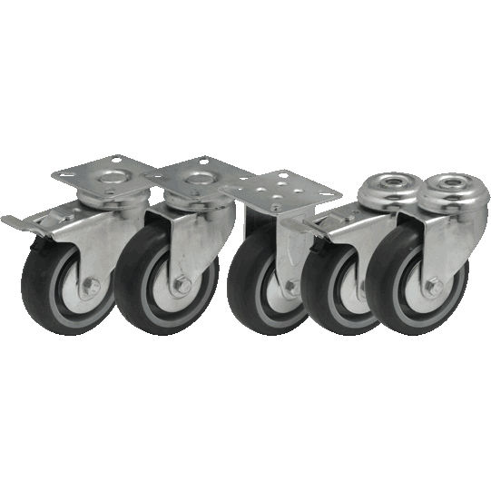 Swivel caster PE series Colson Europe base plate / lightduty