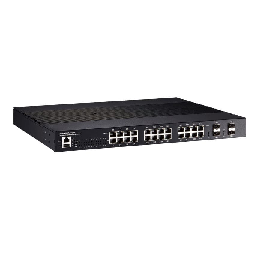 Managed switch 6728G Korenix Technology 28 ports / gigabit / layer 2