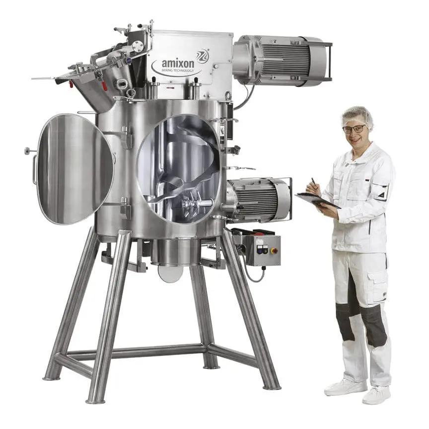 Single-shaft mixer - VM - amixon GmbH - ribbon / vertical / batch