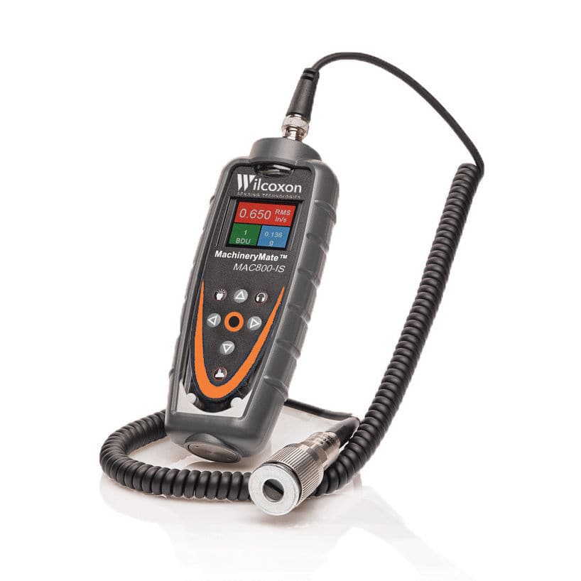 Machine monitoring vibration meter MAC800IS Wilcoxon Sensing