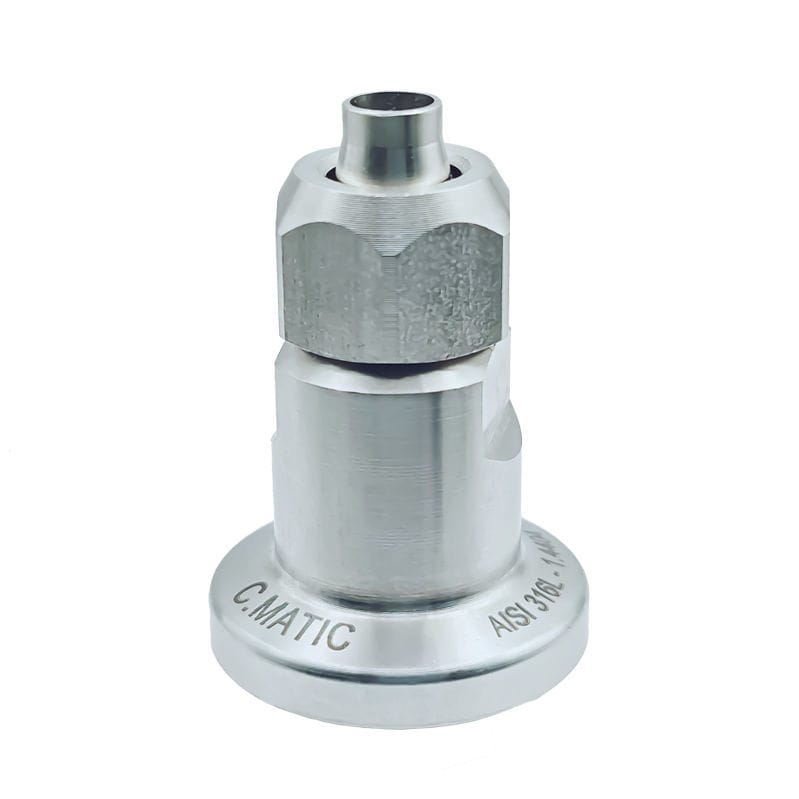 Chemical fitting - CX11-XT - C.Matic S.p.A. - pneumatic / flange / ASME BPE