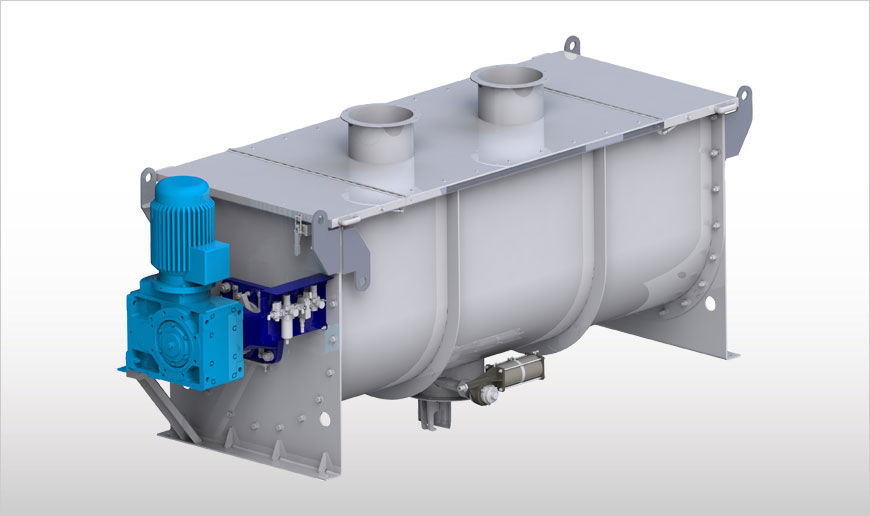 Ribbon mixer WBR series WAMGROUP S.p.A batch / for liquids / powder