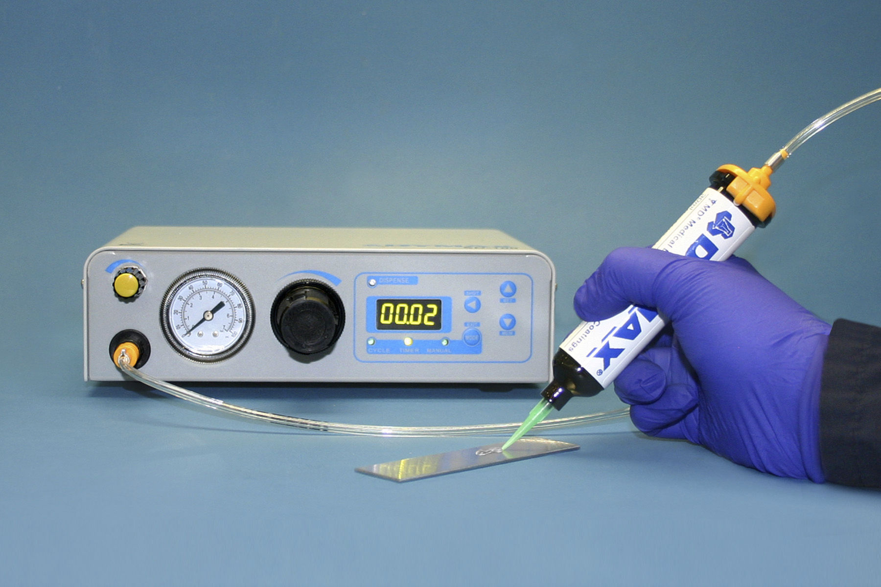 Liquids dosing dispenser SD100 DYMAX Europe GmbH syringe