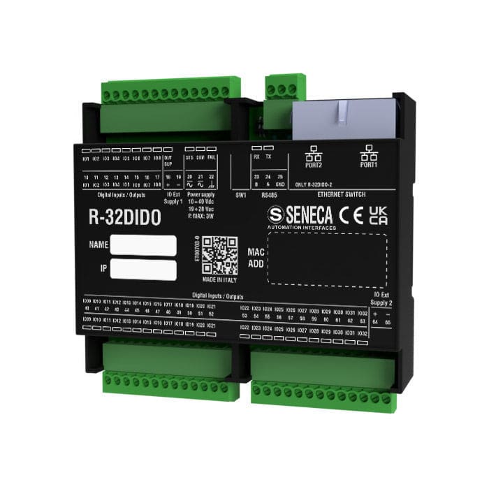 Digital I/O module - R-32DIDO - SENECA | Automation Interfaces ...