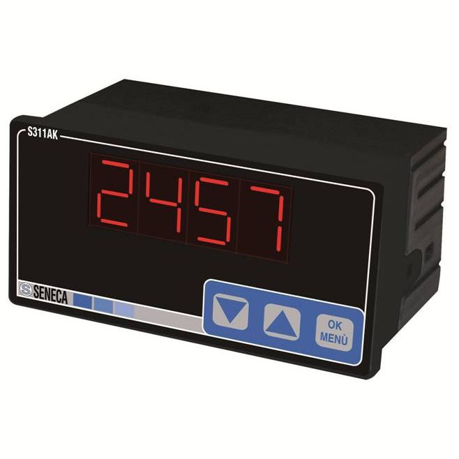 Temperature indicator S311AK series SENECA Automation Interfaces