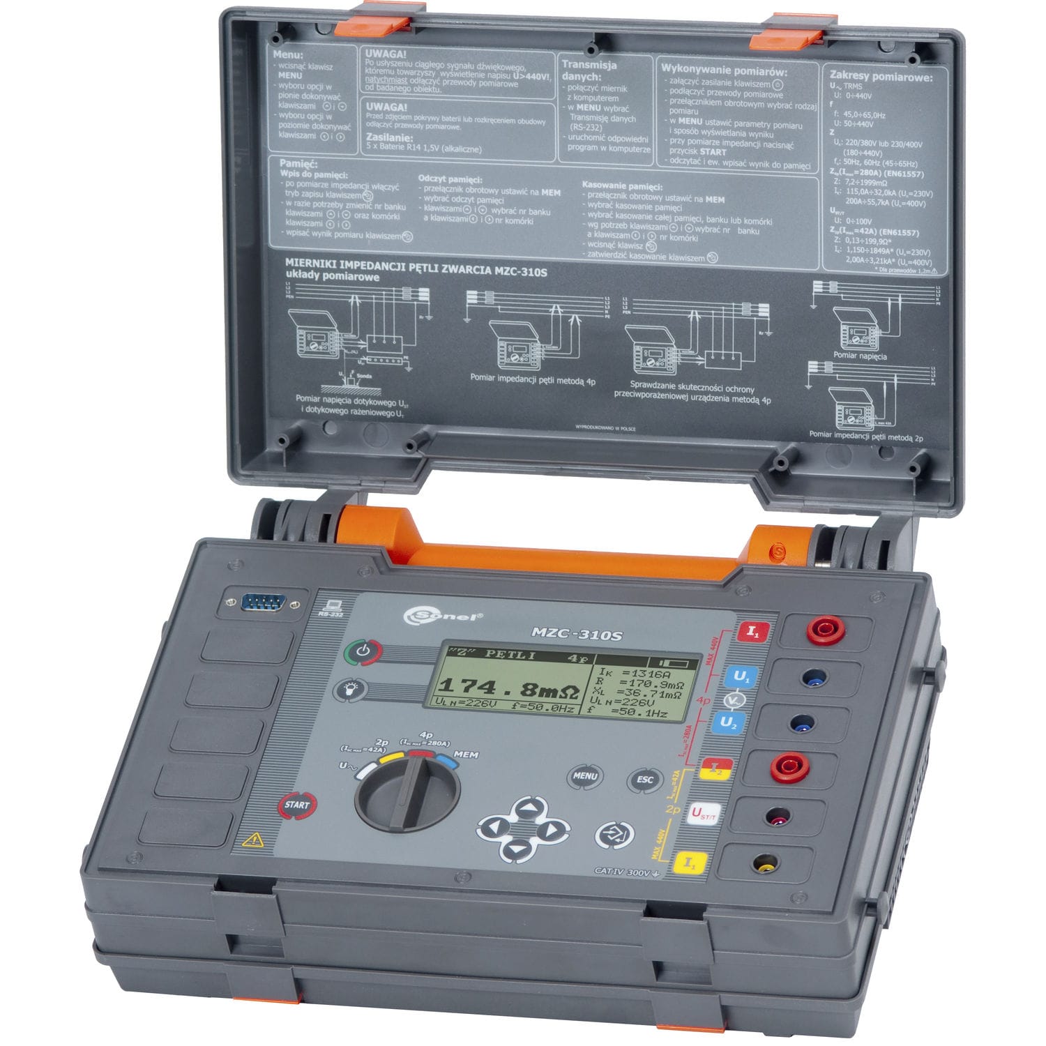 Electric tester - MZC-310S - Sonel SA - electrical safety / impedance ...
