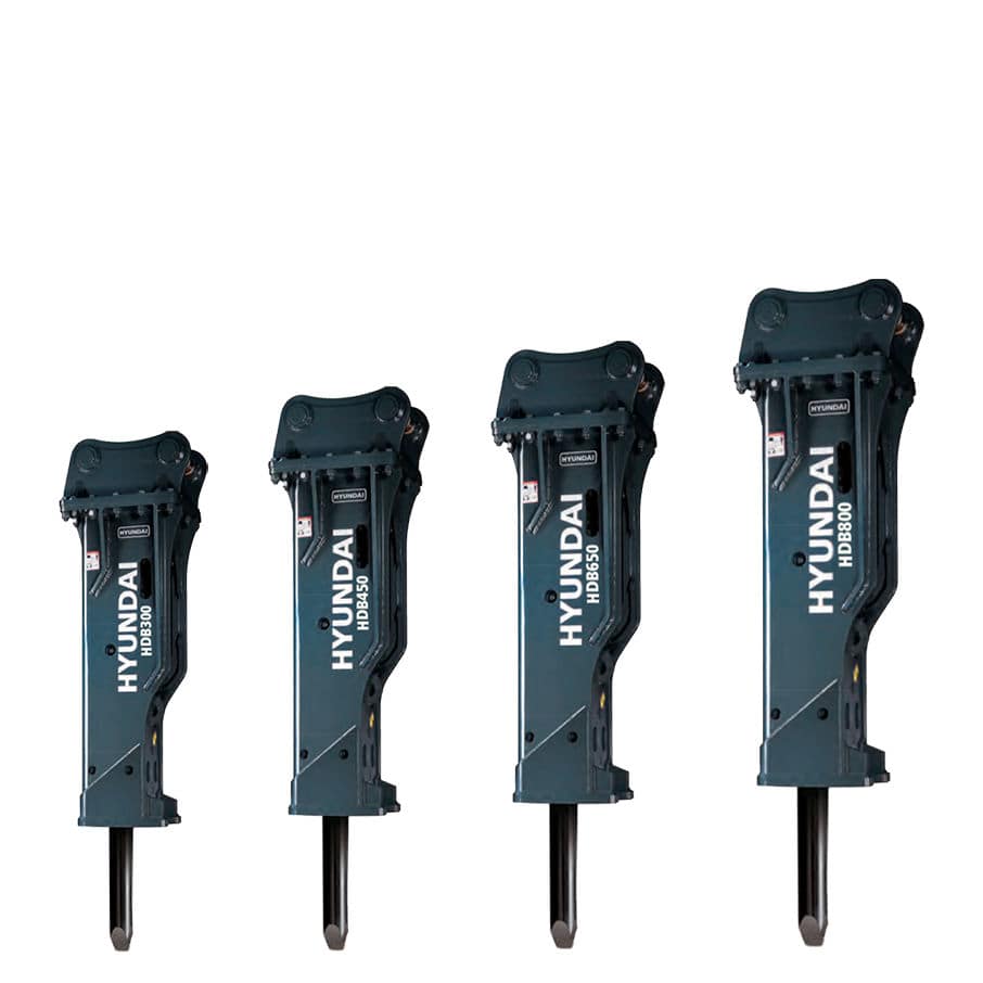 Hydraulic breaker HDB series Hyundai Construction Equipment