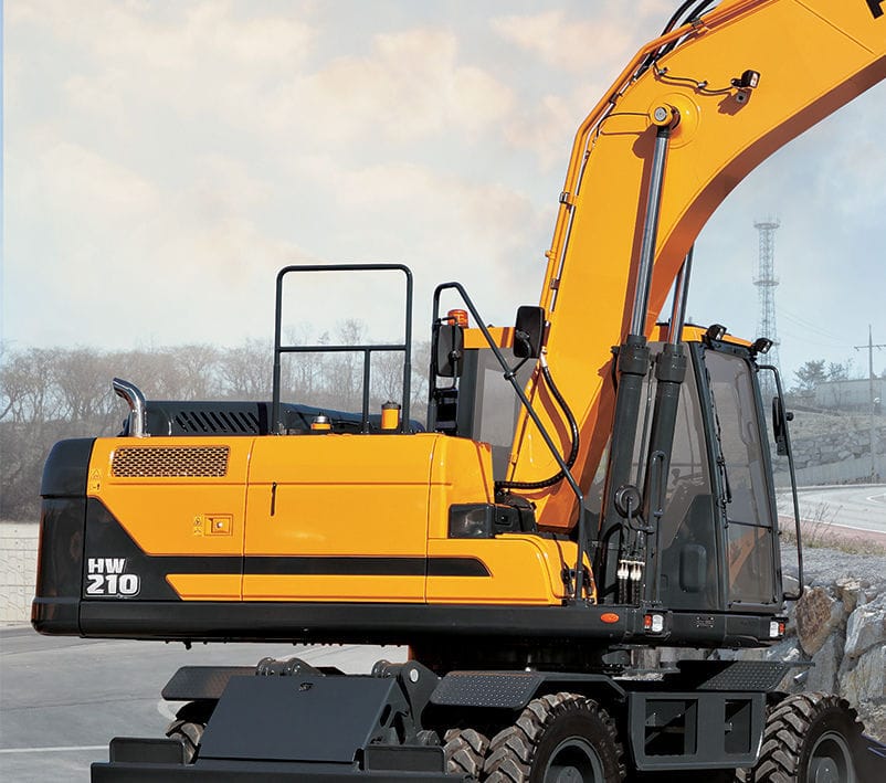 Engin de chantier - HYUNDAI HW210A