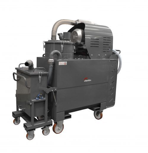 Industrial vacuum cleaner TECNOIL 600 Delfin Industrial Vacuums oil and chip / electric