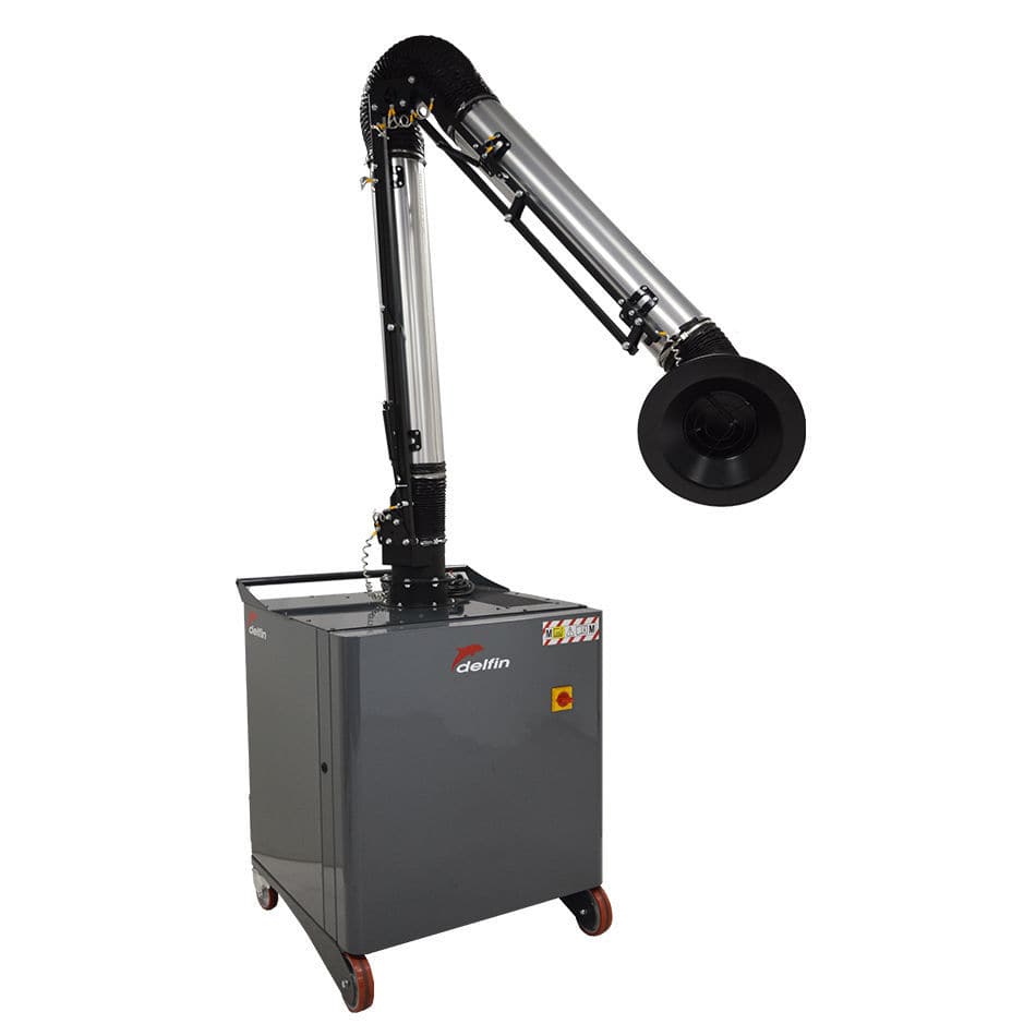 Cartridge dust collector CUBE 10 Delfin Industrial Vacuums mobile