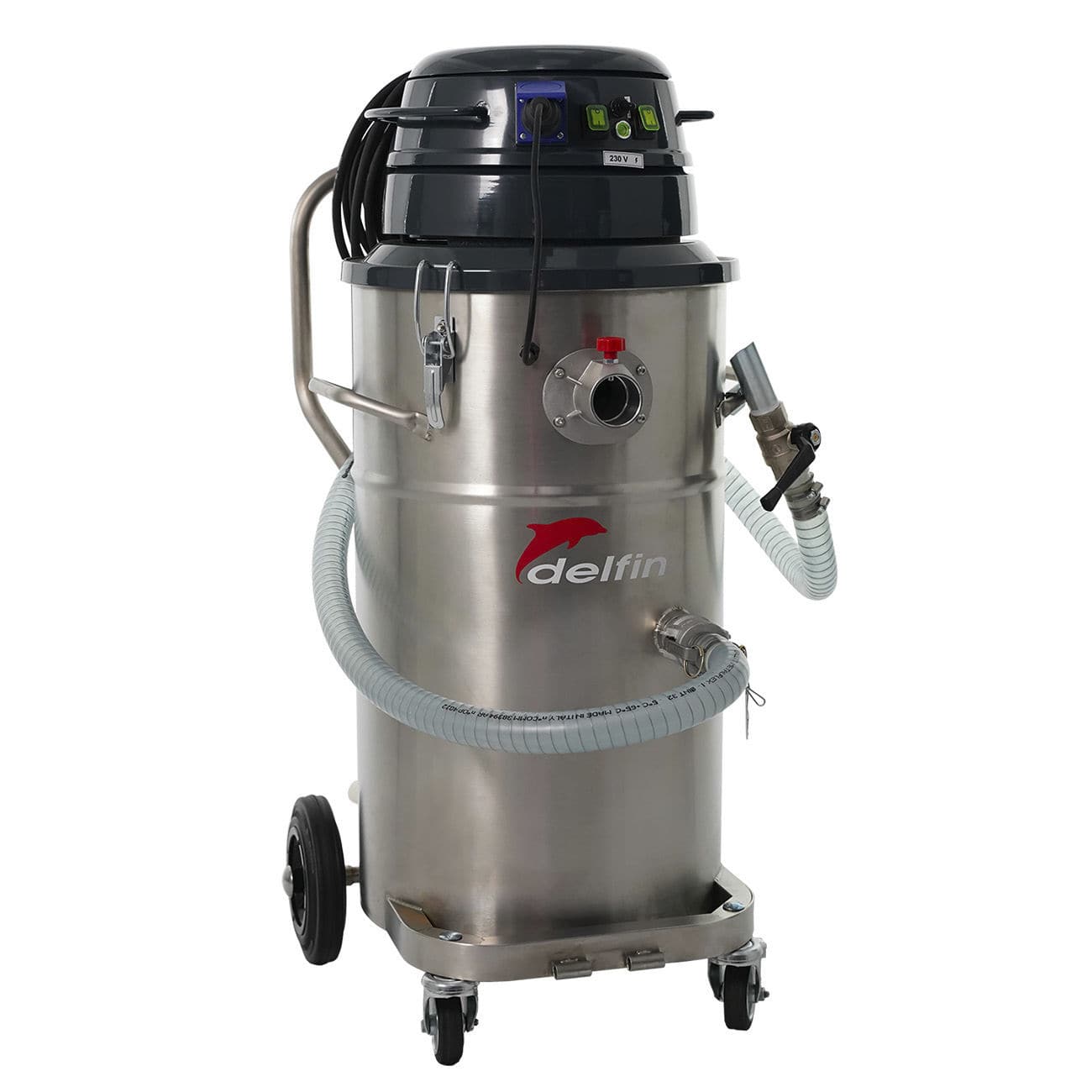 Industrial vacuum cleaner 802 WXP Delfin Vacuums liquids / single